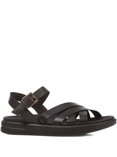  Geox Xand 2s Leather Sandals - Black 