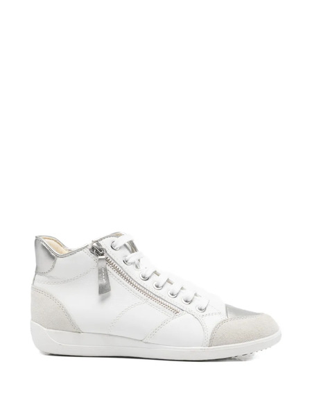  Geox Zip High-top Sneakers - White 