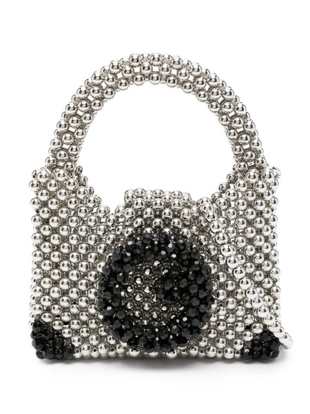 Germanier Bead-embellished Tote Bag - Silver 