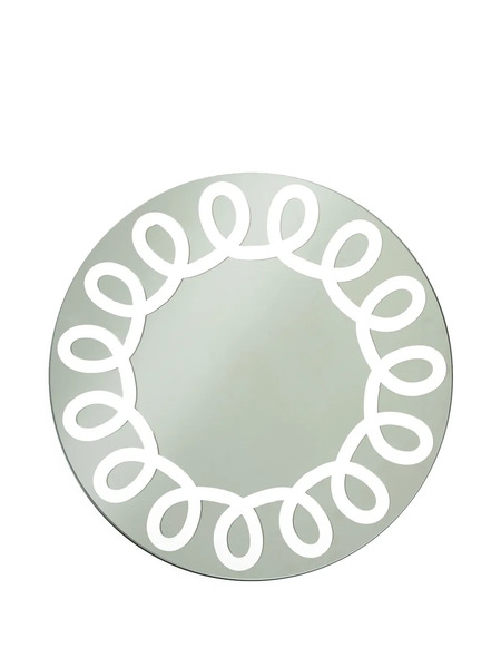  Gervasoni 1882 Brick 99 Patterned Mirror (50cm) - White 