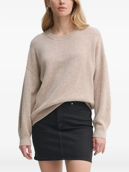  Gestuz Balloon-sleeve Cashmere Sweater - Neutrals 