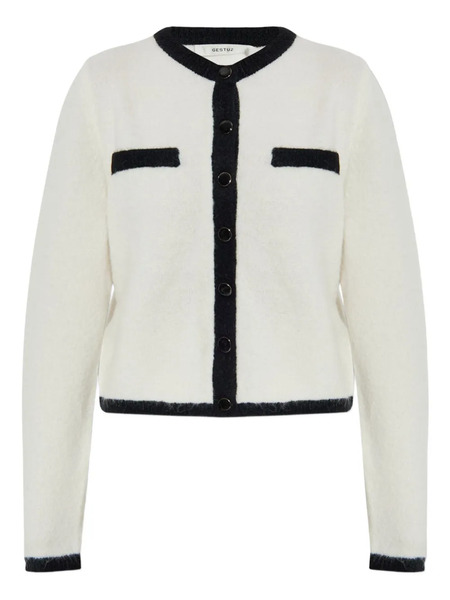  Gestuz Button-fastening Cardigan - White 