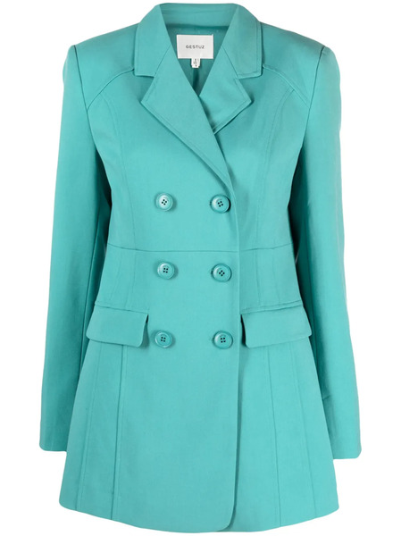  Gestuz Caisagz Double-breasted Blazer - Green 