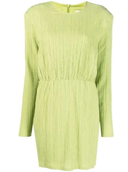  Gestuz Crease-effect Drop-shoulder Dress - Green 