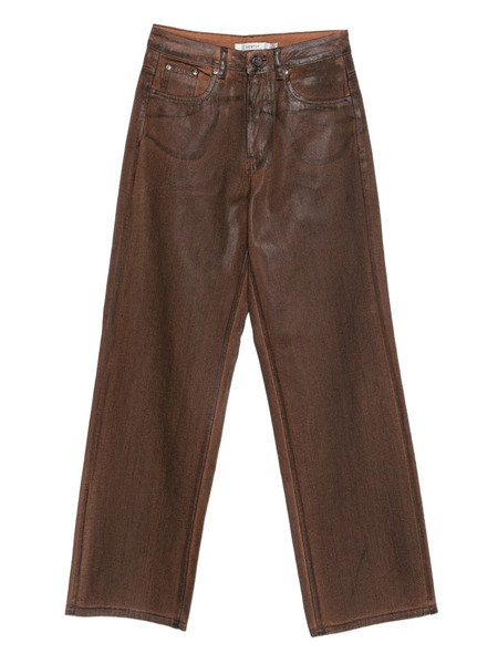  Gestuz Gzcellie Straight-leg Jeans - Brown 