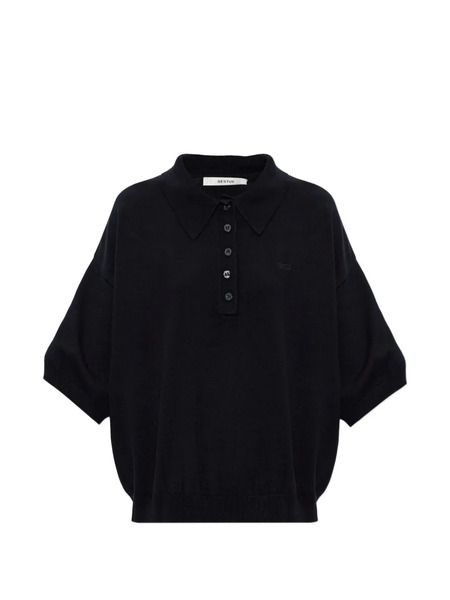  Gestuz Gztalla Buttoned Polo Shirt - Black 