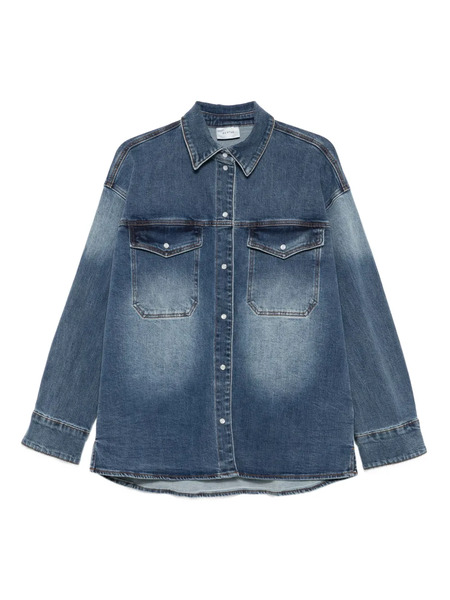  Gestuz Gzviva Denim Shirt - Blue 