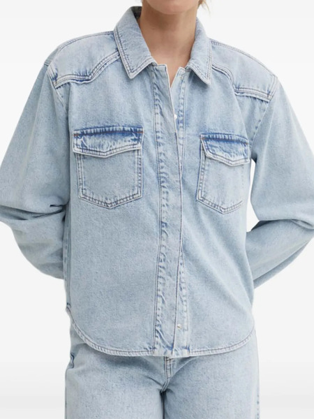  Gestuz Kailygz Denim Shirt - Blue 