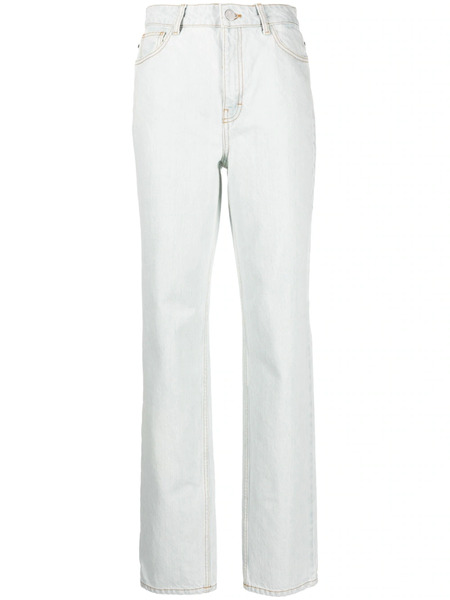  Gestuz Mid-rise Straight-leg Jeans - Blue 
