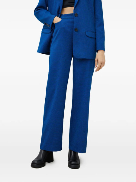  Gestuz Pocket Houndstooth Trousers - Blue 