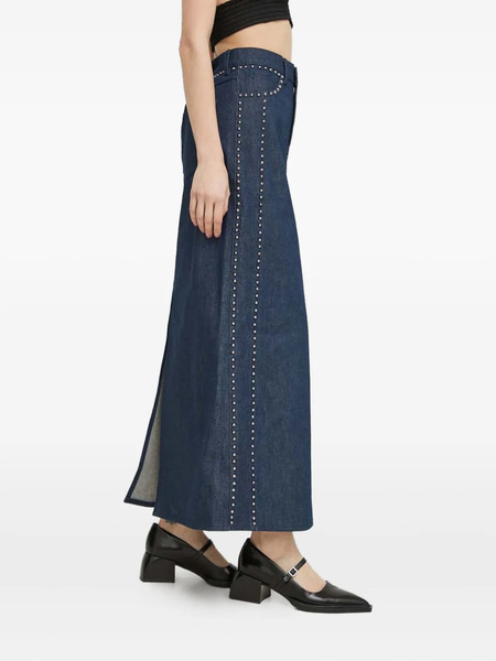  Gestuz Rockiegz Studded Maxi Skirt - Blue 