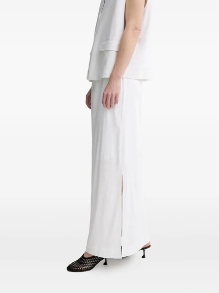  Gestuz Side-split Maxi Skirt - White 
