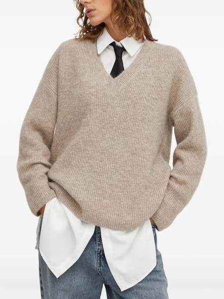 Gestuz V-neck Knitwear - Neutrals 