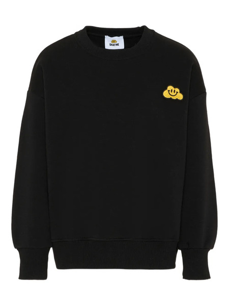 Ghayme Black Cotton Sweater 