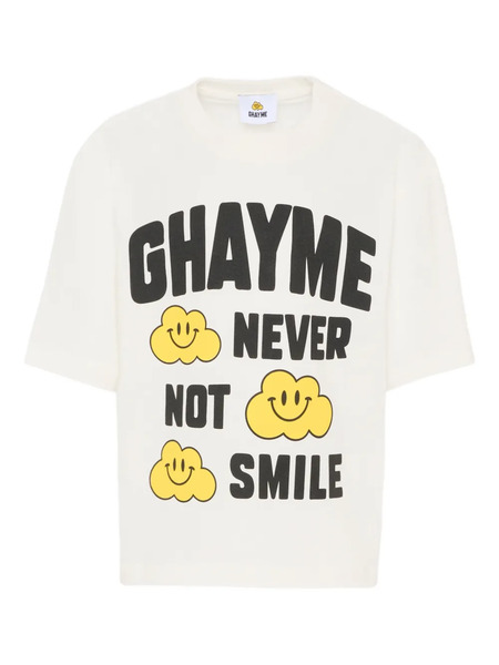  Ghayme White Cotton T-shirt - Neutrals 