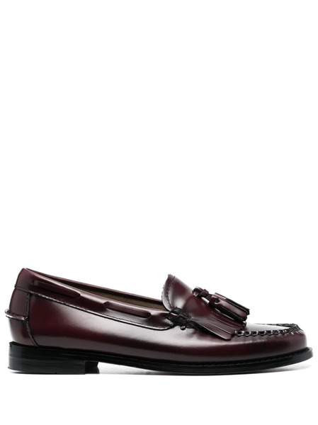  G.h.bass Weejuns Esther Kiltie Loafers - Red 