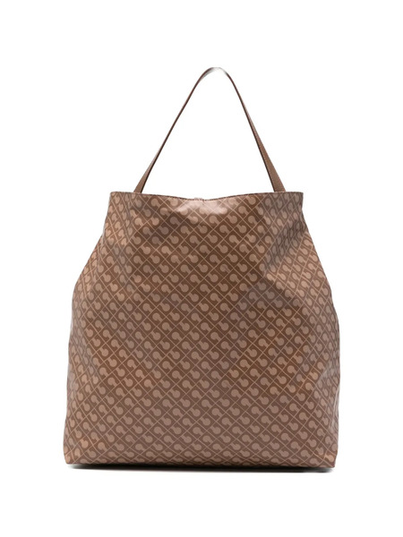  Gherardini Monogram Tote Bag - Brown 