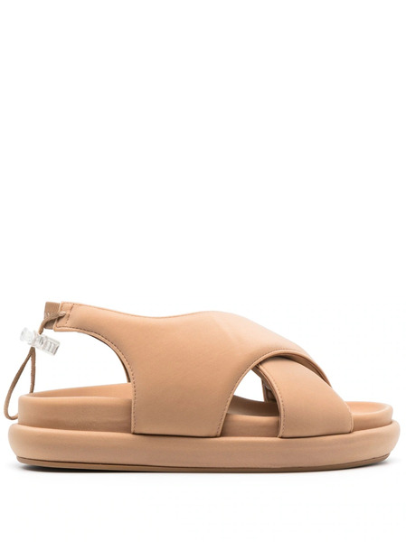  Giaborghini Padded-design Sandals - Brown 