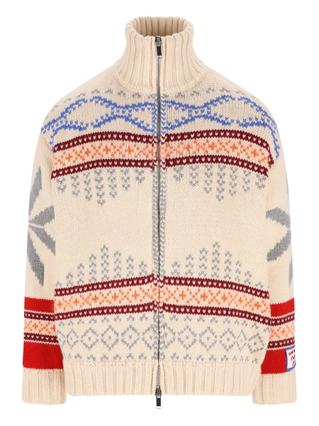  Giada Benincasa Fairisle-pattern Zip-up Jacket - Neutrals 