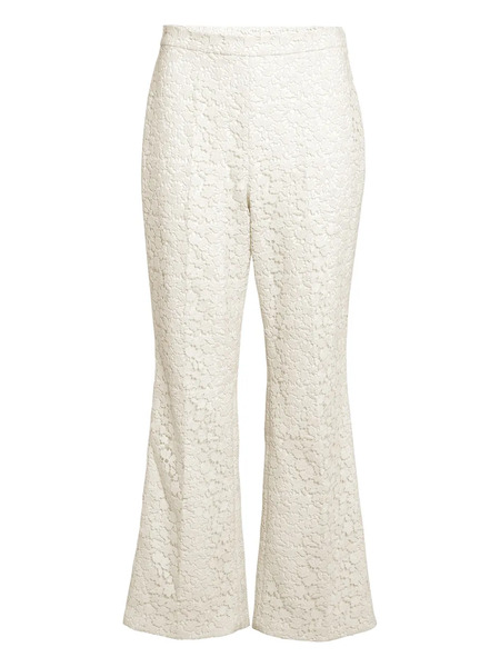  Giambattista Valli Daisy Macramé Trousers - White 
