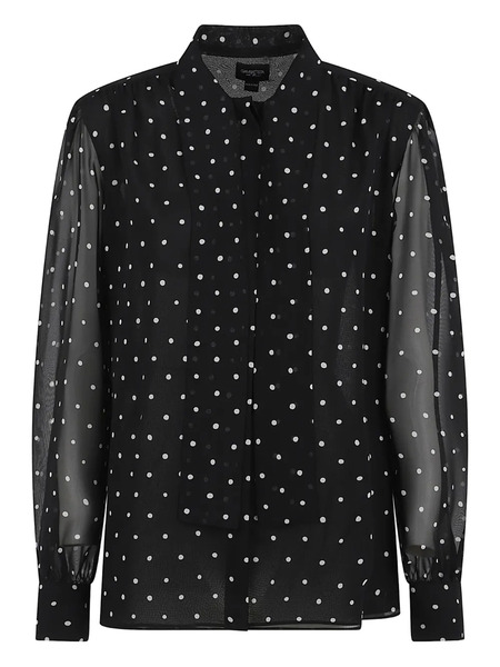  Giambattista Valli Polka Dot-pattern Blouse - Black 