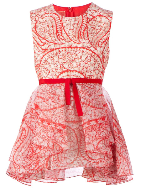  Giambattista Valli Printed Top - Red 