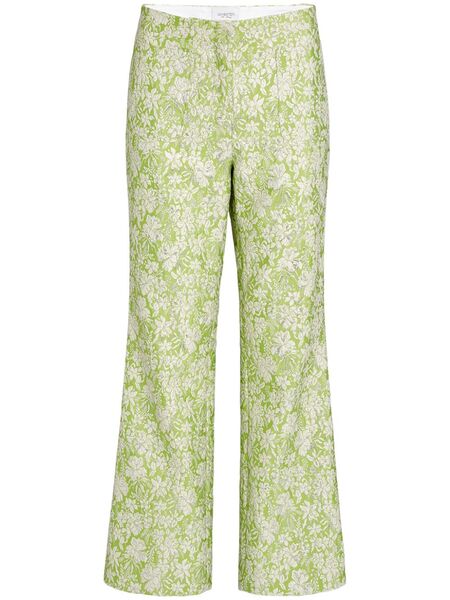  Giambattista Valli Tender Spring Cloque Trousers - Green 