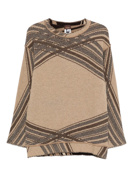  Gianfranco Ferré Pre-owned 1990s Striped Sweater - Brown 