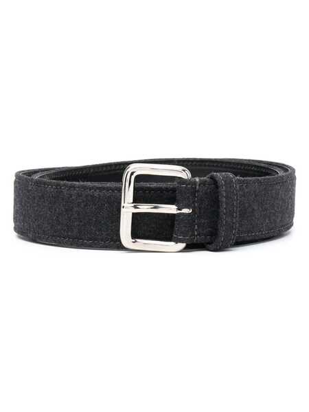  Gianfranco Ferré Pre-owned 2000s Wool Buckle Belt - Grey 