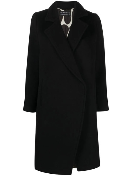  Gianluca Capannolo Double-breasted Tailored Coat - Black 