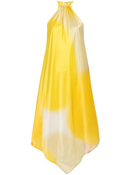  Gianluca Capannolo Isabelle Silk Dress - Yellow 