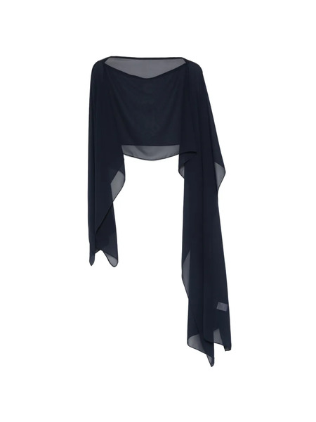  Gianluca Capannolo Sheer Scarf - Blue 