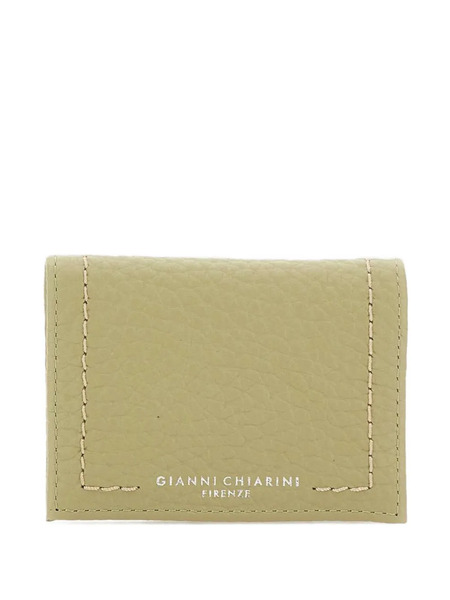  Gianni Chiarini Bubble Contrast-stitching Card Holder - Green 