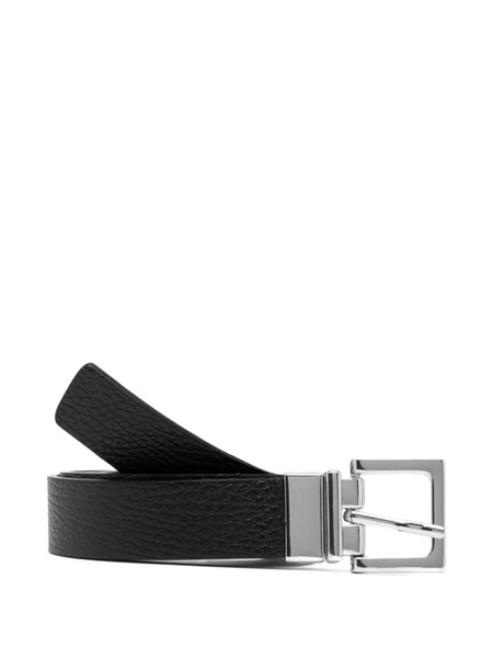  Gianni Chiarini Bucket Leather Belt - Black 
