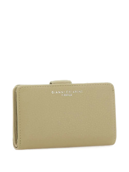  Gianni Chiarini Dollaro Pebbled Wallet - Neutrals 