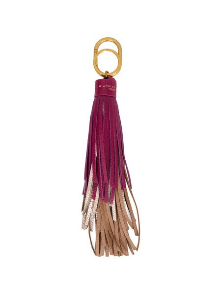  Gianni Chiarini Fringed Keychain - Red 