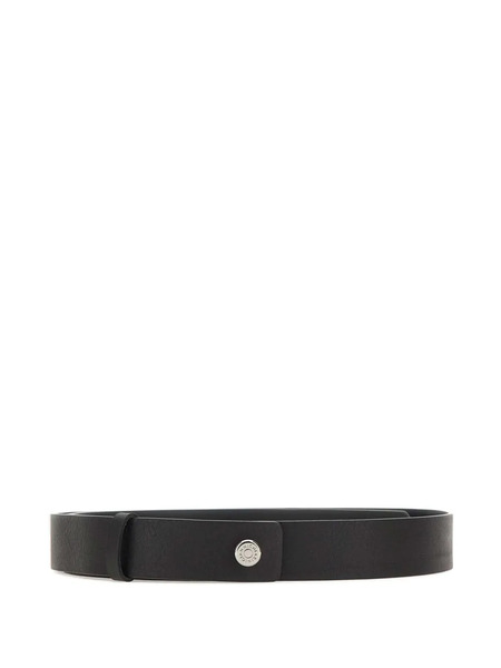  Gianni Chiarini Hammered Logo Belt - Black 