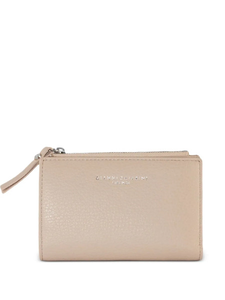  Gianni Chiarini Hammered Zip Wallet - Pink 