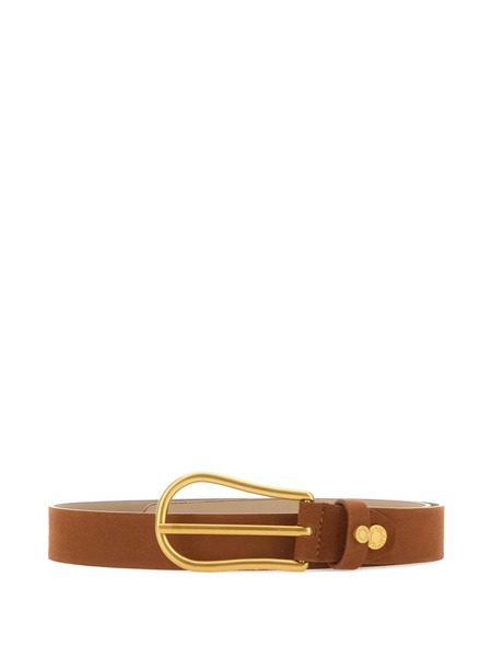  Gianni Chiarini Logo Buckle Belt - Brown 