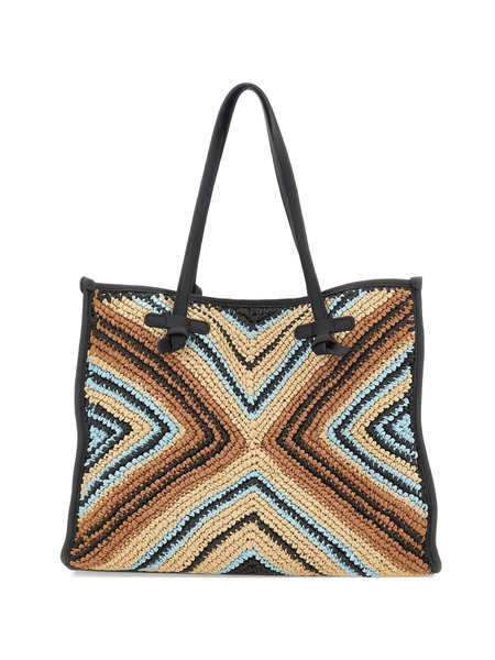  Gianni Chiarini Marcella Geometric Tote Bag - Brown 