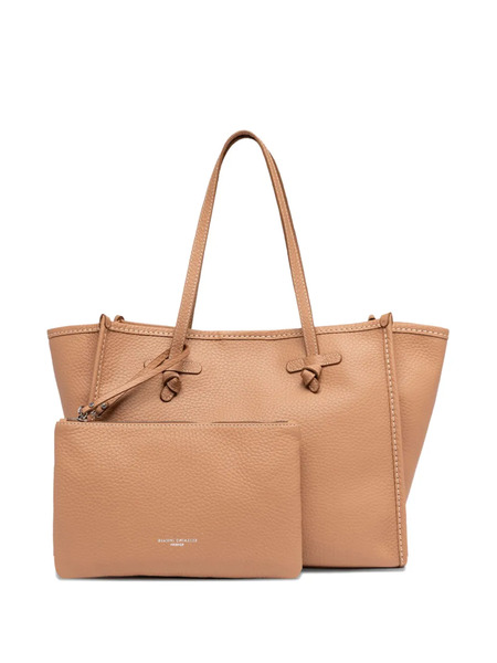  Gianni Chiarini Marcella Leather Tote Bag - Neutrals 