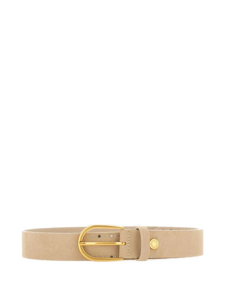  Gianni Chiarini Stud Embellished Buckle Belt - Neutrals 