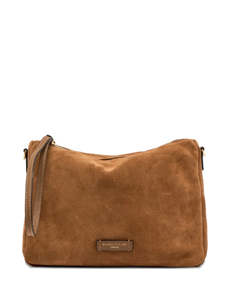  Gianni Chiarini Suede Clutch Bag - Brown 