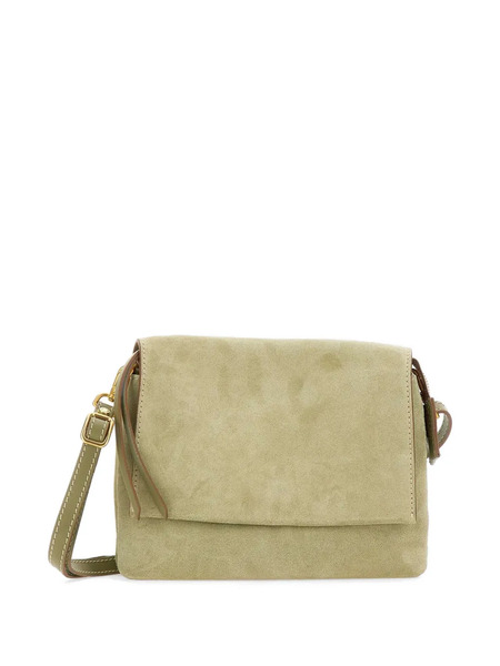  Gianni Chiarini Three Flap Zip Leather Shoulder Bag - Green 