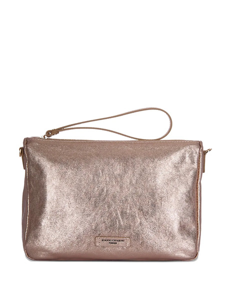  Gianni Chiarini Top-zip Wrist-strap Clutch Bag - Pink 