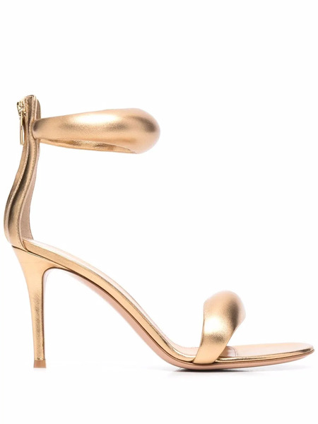  Gianvito Rossi Bijoux Leather Sandals - Yellow 
