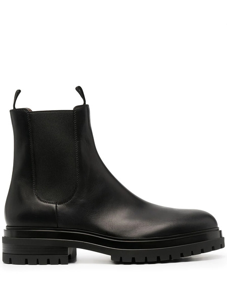  Gianvito Rossi Elasticated Side-panel Boots - Black 