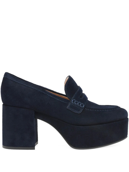  Gianvito Rossi Jenna Platform Loafers - Blue 