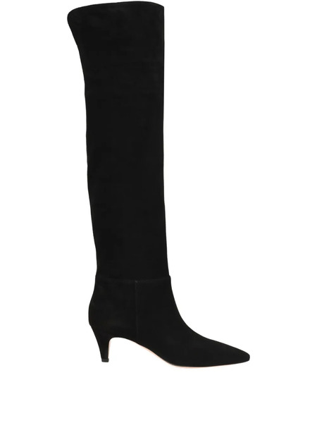  Gianvito Rossi Knee-high Pointed-toe Boots - Black 