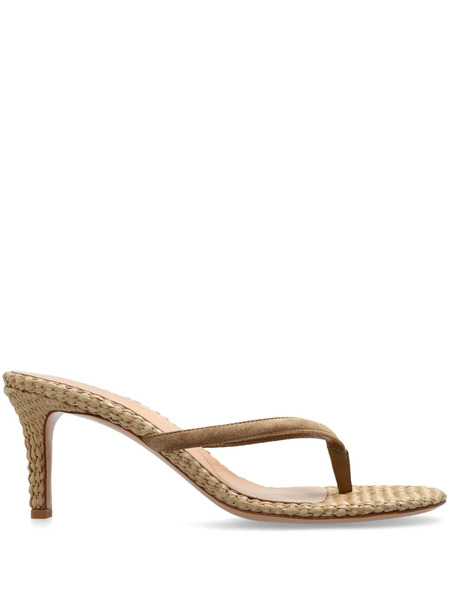 Gianvito Rossi Leather Sandals - Brown 